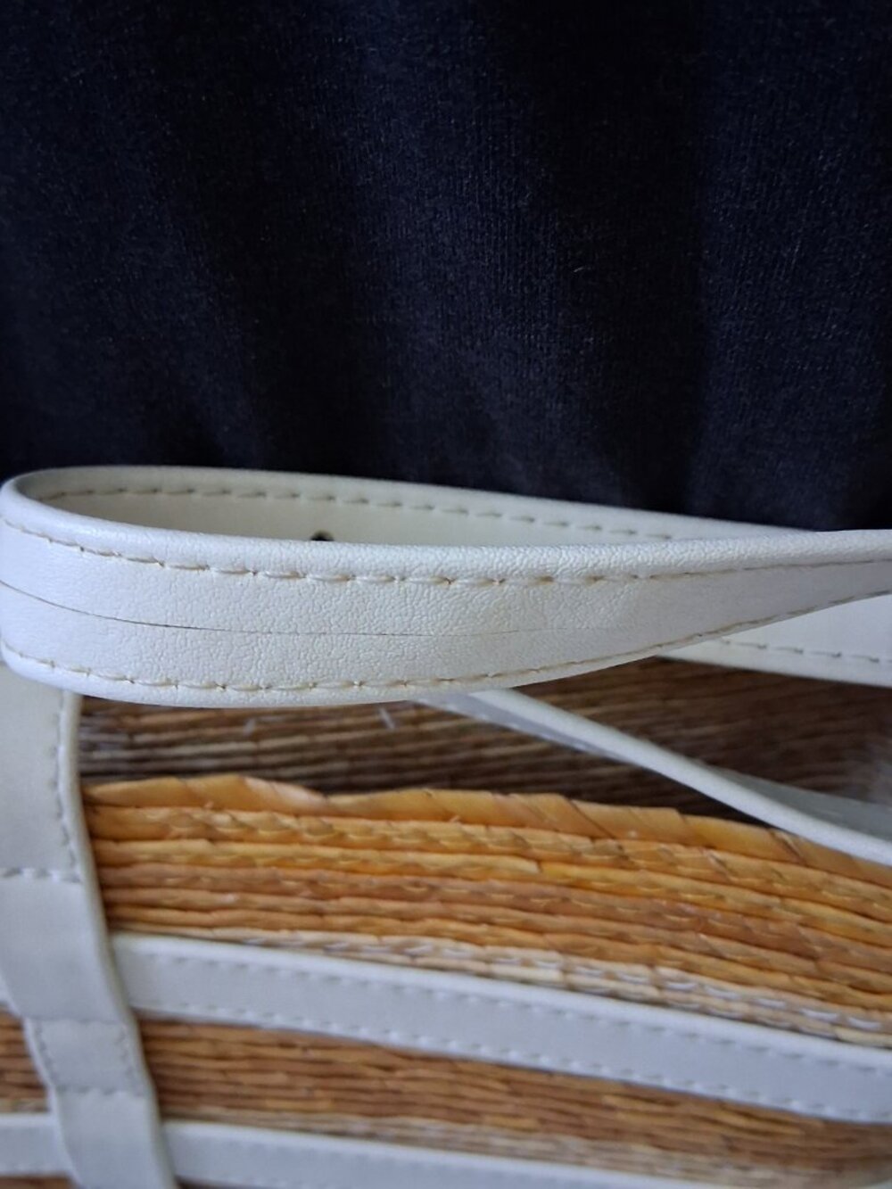Altuzarra Watermill Baguette Bag with White Leather Trim - Picture 10 of 13
